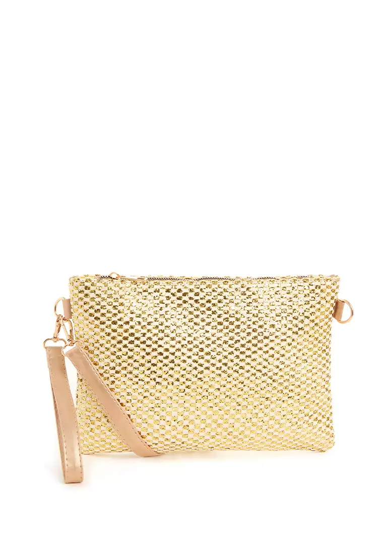 Buy PARIGI CLUB Gold Cross Body Bag Online ZALORA Malaysia