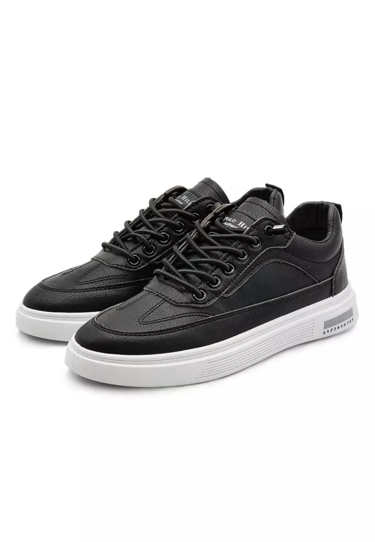 POLO HILL Men Lace Up Athleisure Platform Sneakers