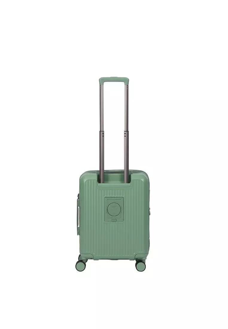Crossing VIVE Polycarbonate Expandable Carry On Luggage V2 - Sage Green