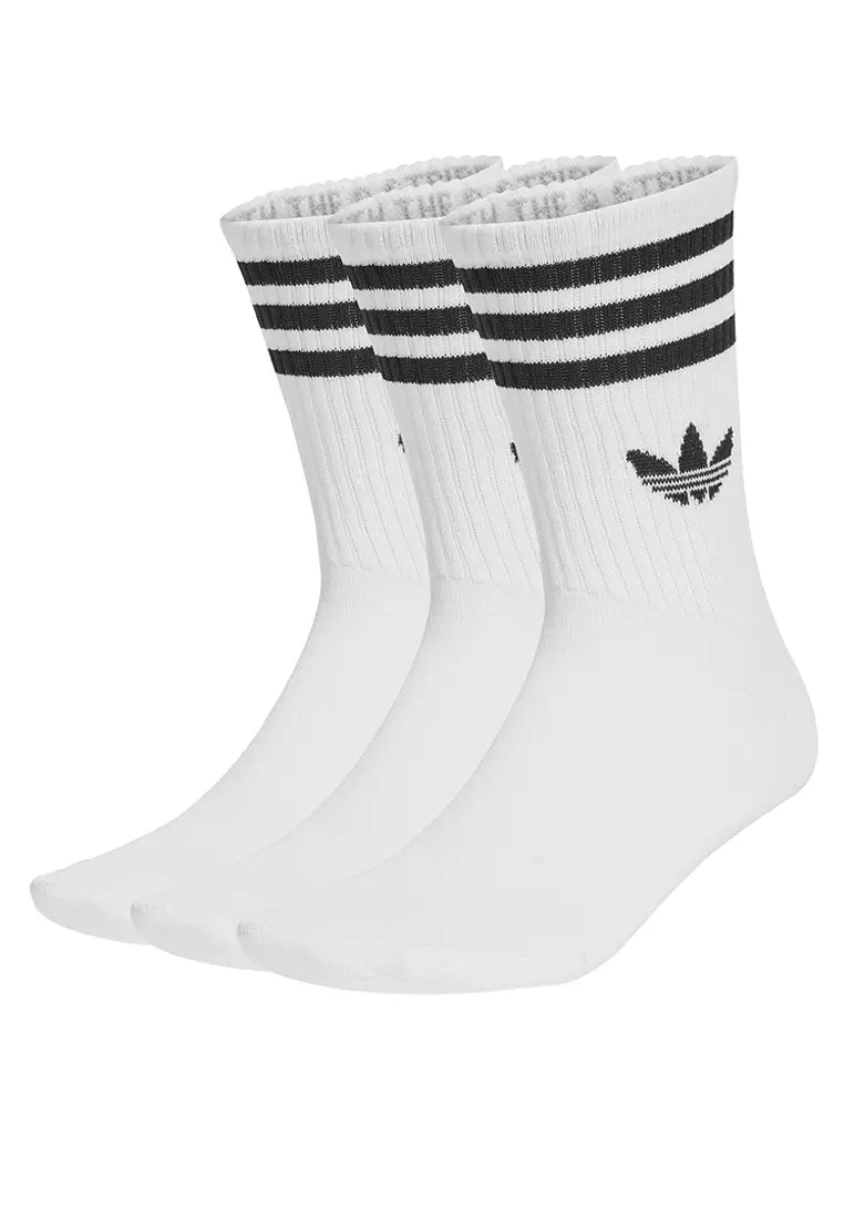 3-Stripes Crew Socks 3 Pairs