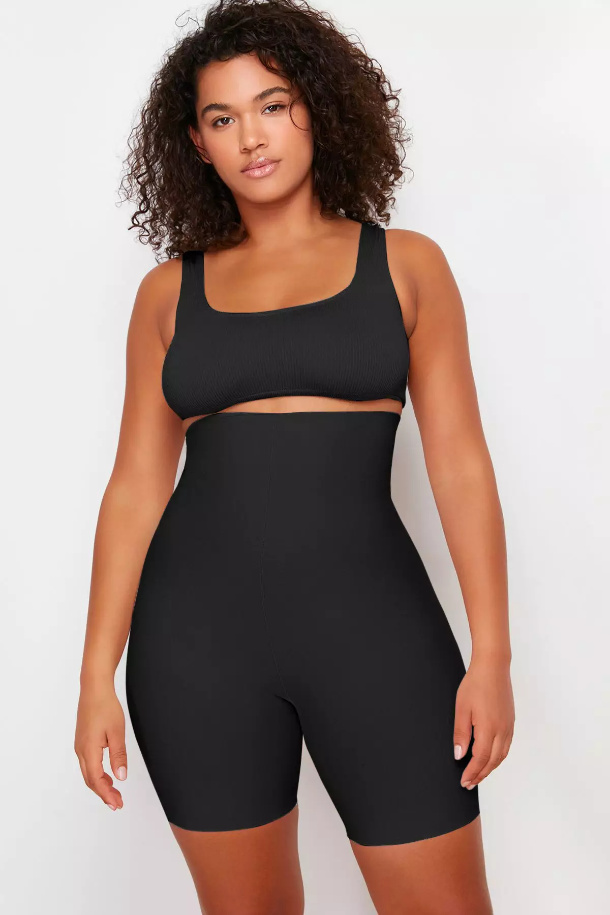 Plus Size High Waist Shapewear Shorts