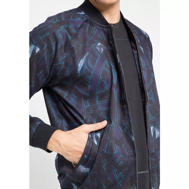 MANZONE Jacket Outerwear Pria SLIM FIT ROGIS - Black