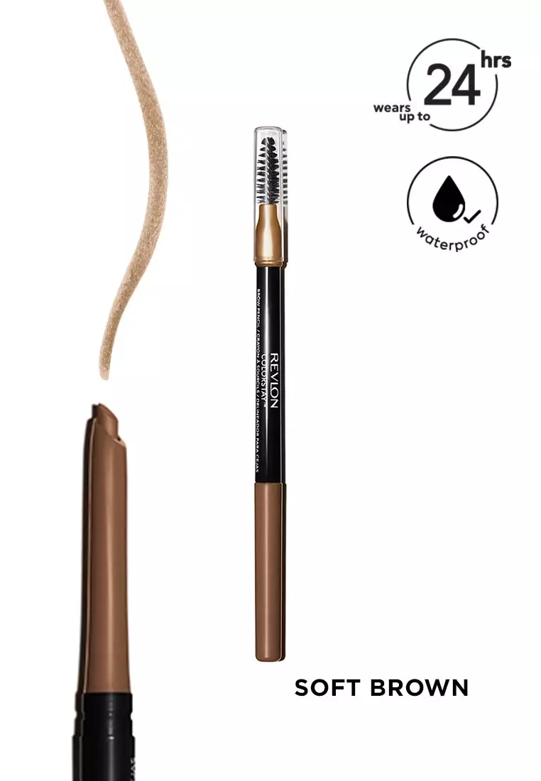 Discount on Revlon  shoes - SKU: Colorstay Eyebrow Pencil (Soft Brown)
