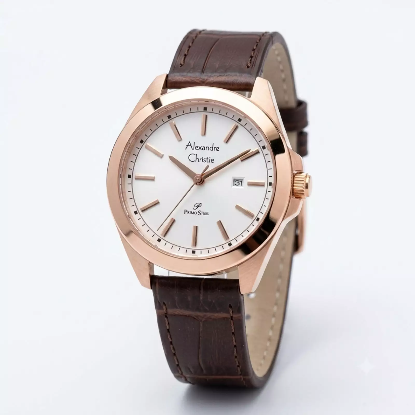 Jual Alexandre Christie Alexandre Christie 1015 rg kulit coklat cowok ...