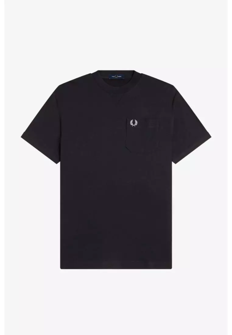 Fred Perry M2408 Pocket Detail T-Shirt (Black)