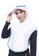 Attiqa Active white Long Runner- White list Tosca , Sport Hijab 0DBAEAACE19A94GS_1