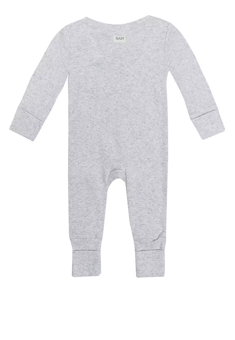The Long Sleeves Rib Romper