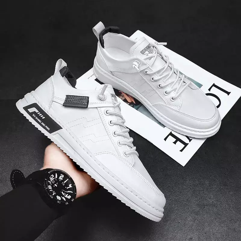 Sepatu Pria Casual Sneakers Cowok Bahan Ringan Q609