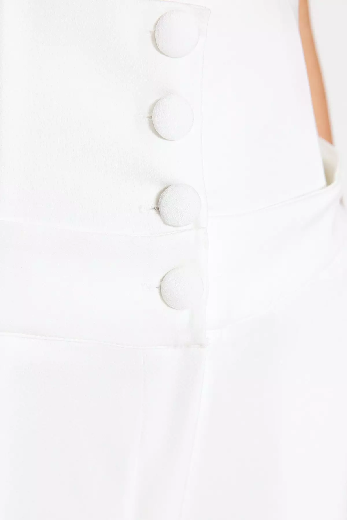 Woven Corset Detailed Trousers