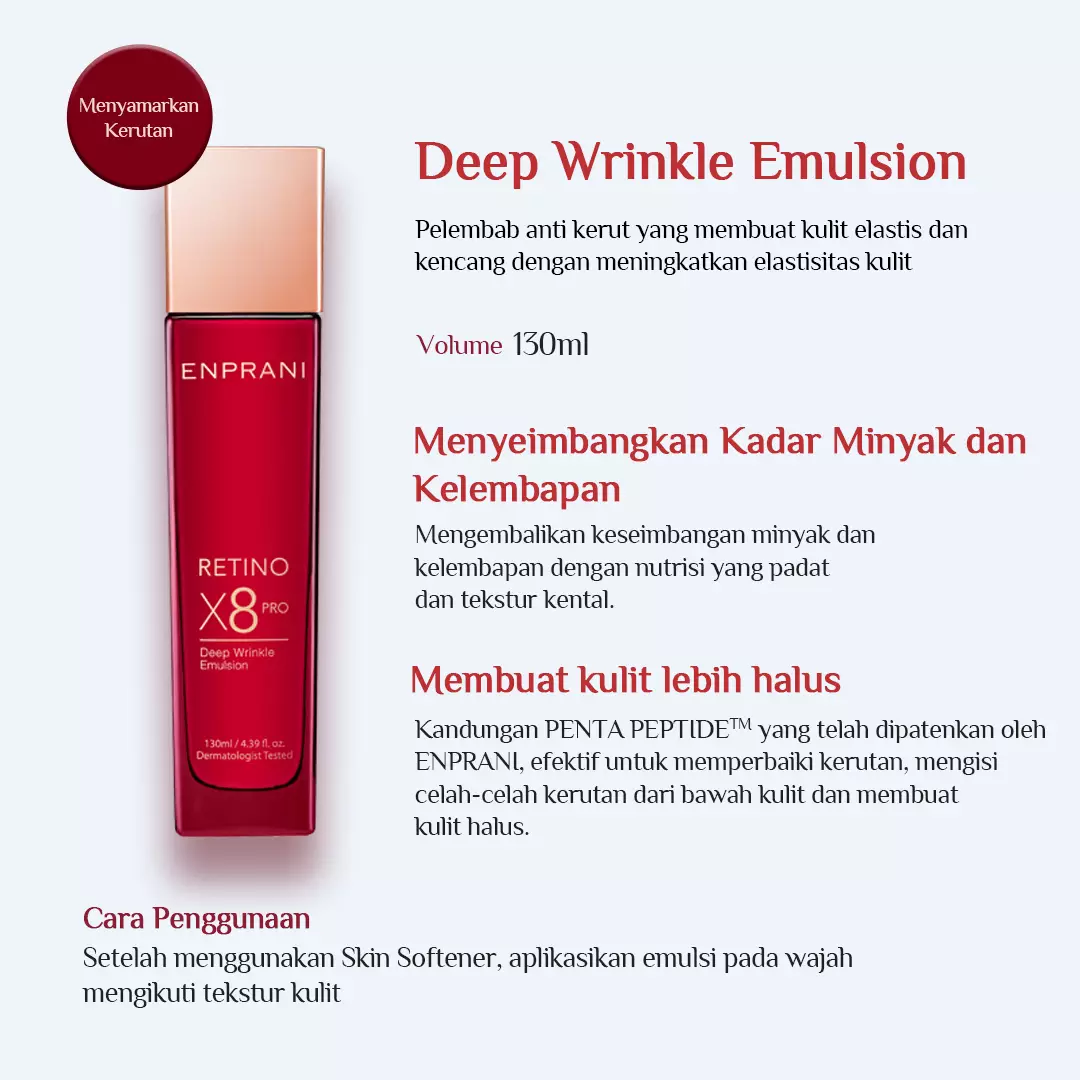 Holika Holika Enprani Retino X8 Pro Skin Care Special Set - Paket Perawatan Anti Aging