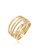 ELLI GERMANY gold Ring Set Stacking Minimalist Trend Blogger Basic Gold Plated 1C9EDAC016981FGS_1