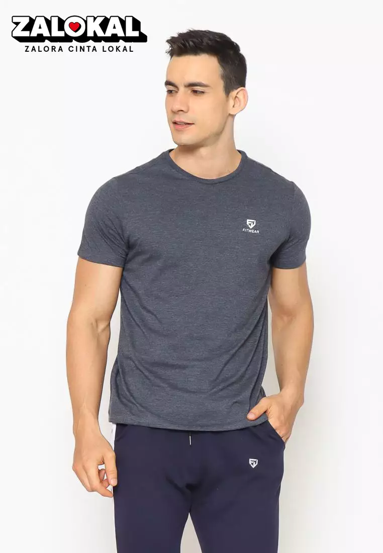 FITWEAR - GRIFFIN BASIC MEN T-SHIRT S/S - Blue