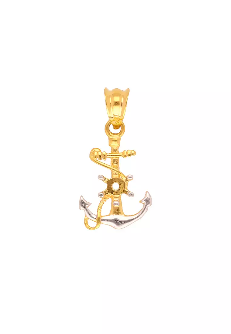 Gold best sale anchor charm