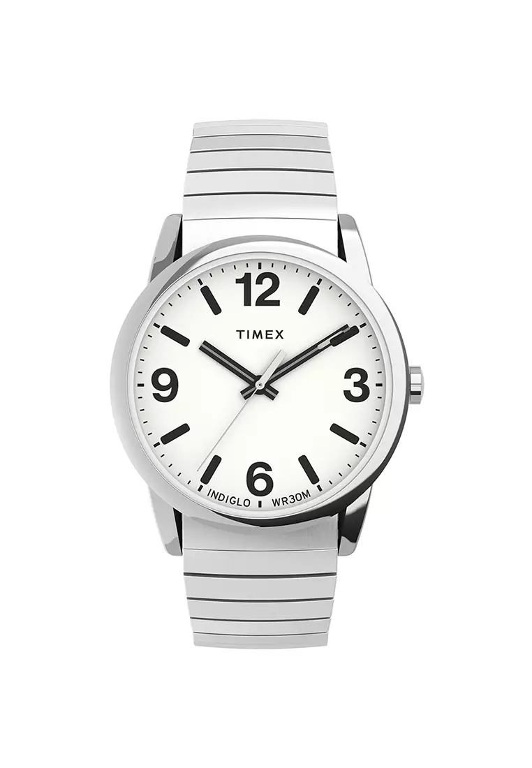 Buy TIMEX Easy Reader Perfect Fit Silver Stainless Steel Watch For