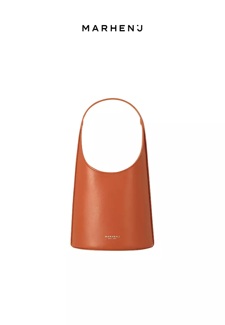 TIN Vegan Leather Crossbody Bag Brick Orange