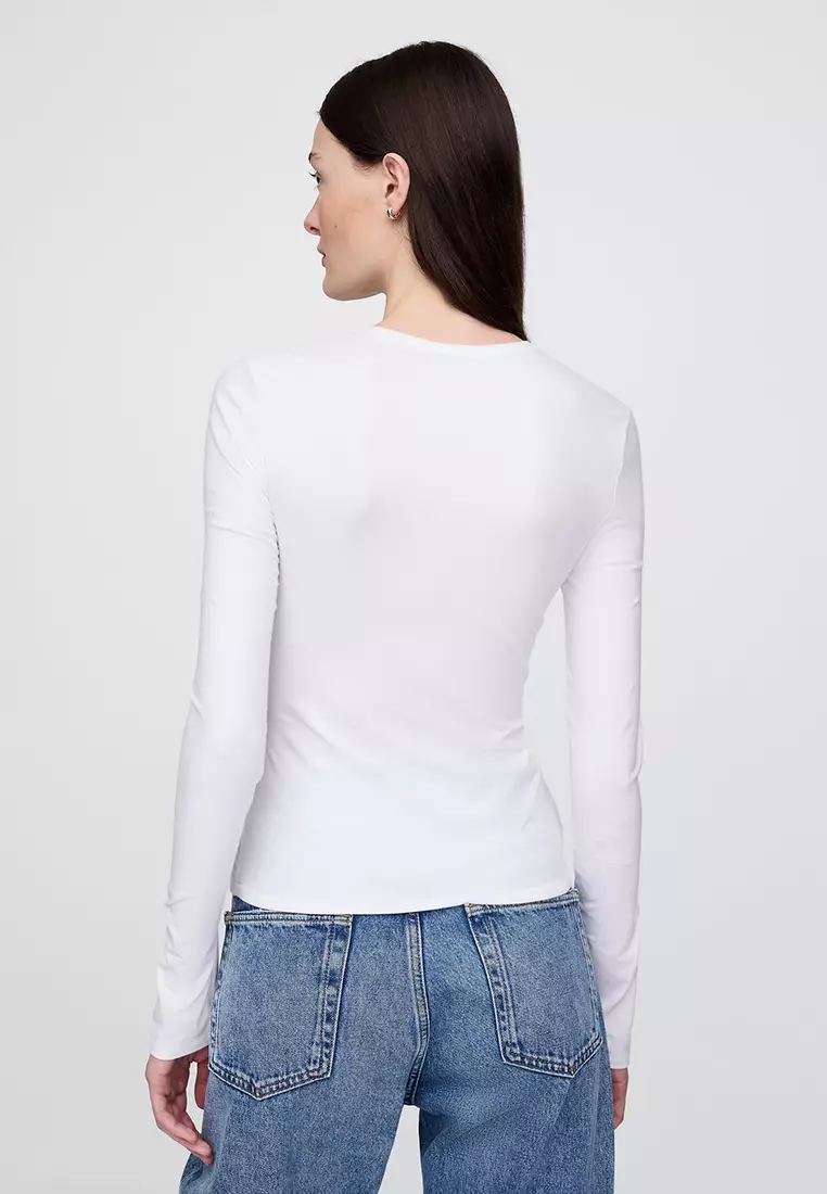 Close Knit Jersey Long Sleeves T-Shirt