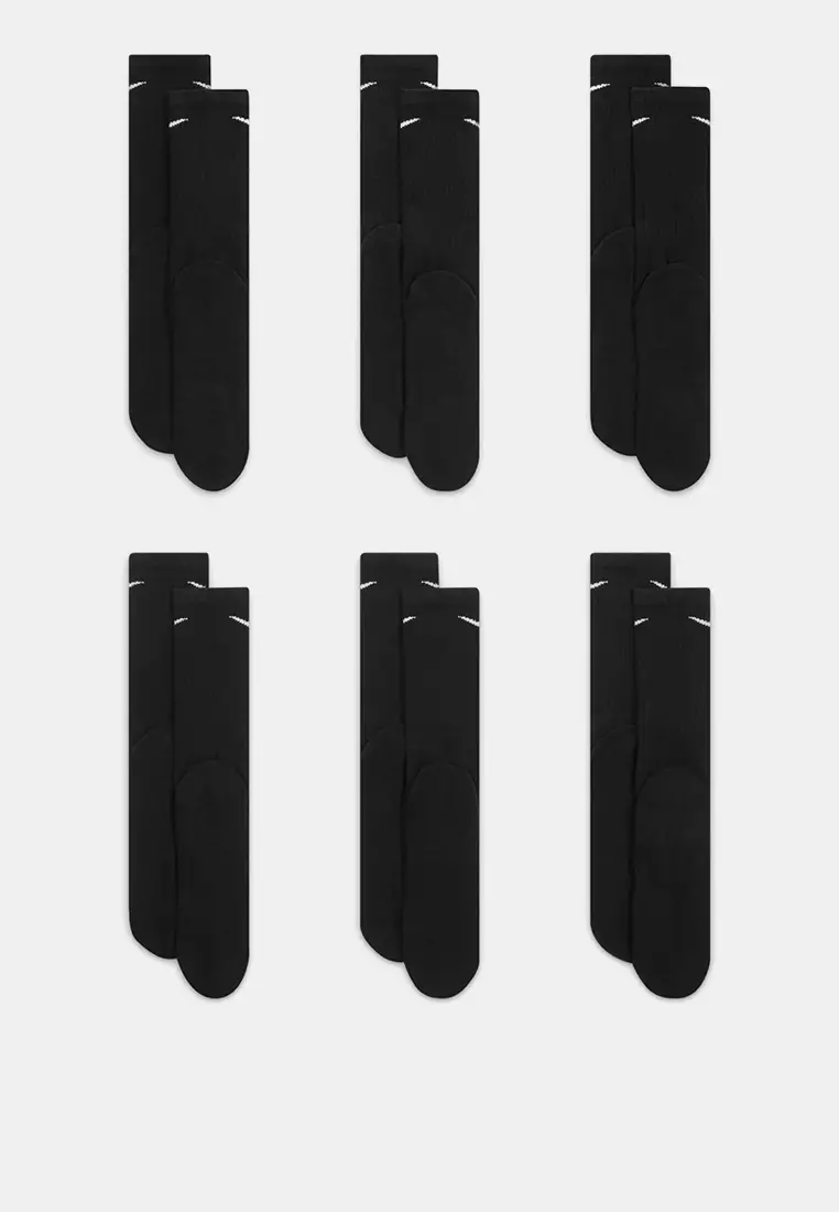 Everyday Cushioned Training Men's Crew Socks (6 Pairs)