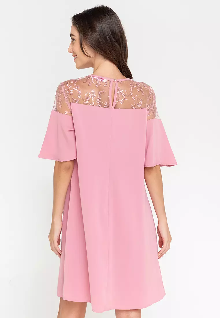 Clarke Lace Yolk Dress