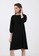 Berrybenka Label black Insam Puff A-line Mini Dress Black 68575AA5FAC8C1GS_2