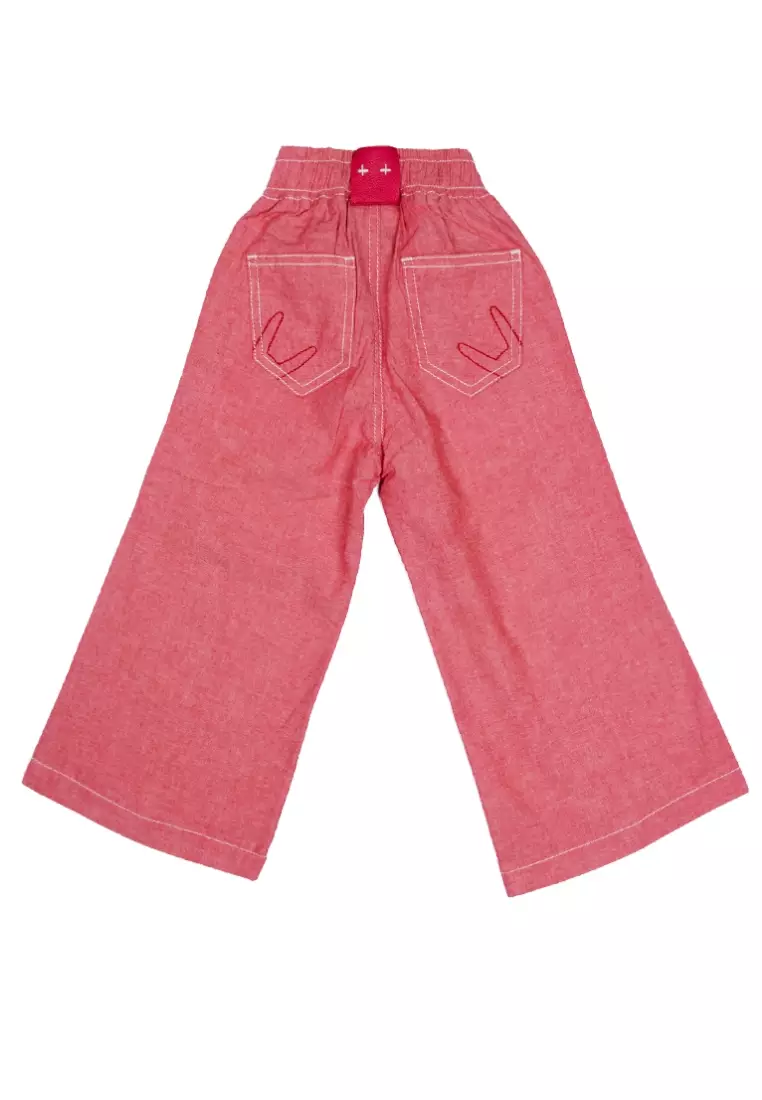 Sakura Wide Leg Bottom - Pink