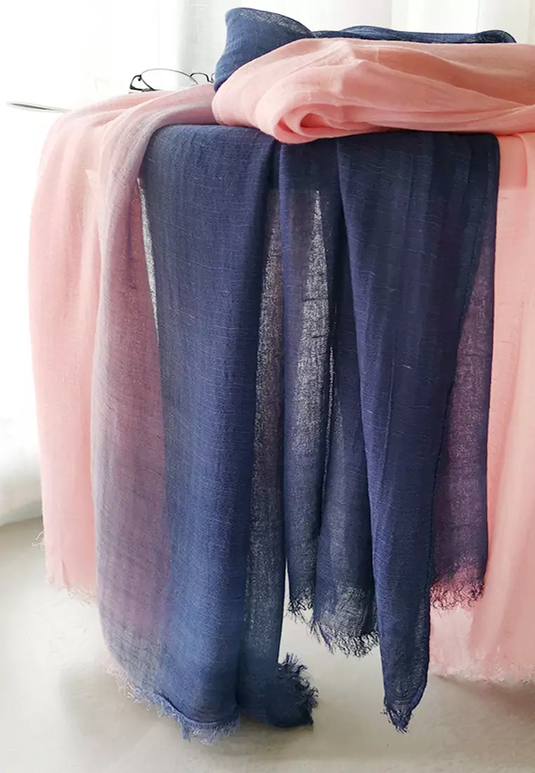 Cotton Yarn Mix Color Tie Dye Scarf JW JS-1100.a