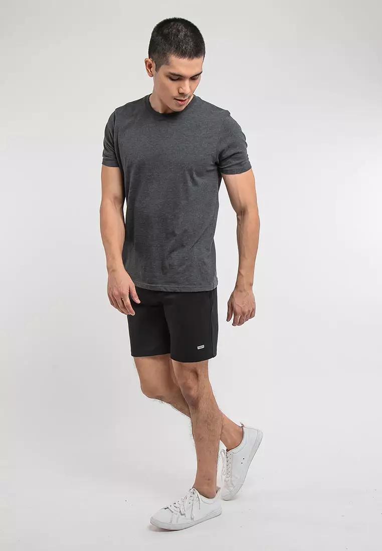 Forest Stretchable Casual Short Pants Men - Seluar Pendek Lelaki - 65724 - 01Black