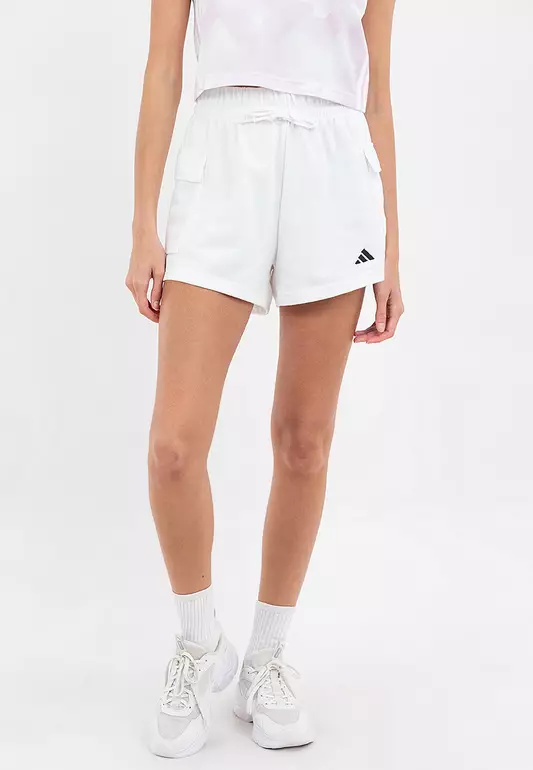 Essentials Small Logo French Terry Cargo Shorts