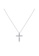 Morellato silver 【Christmas Gift】Morellato Tesori 38+4 cm Women's Silver 925 Cross Necklace SAIW116 D137CACA751332GS_1
