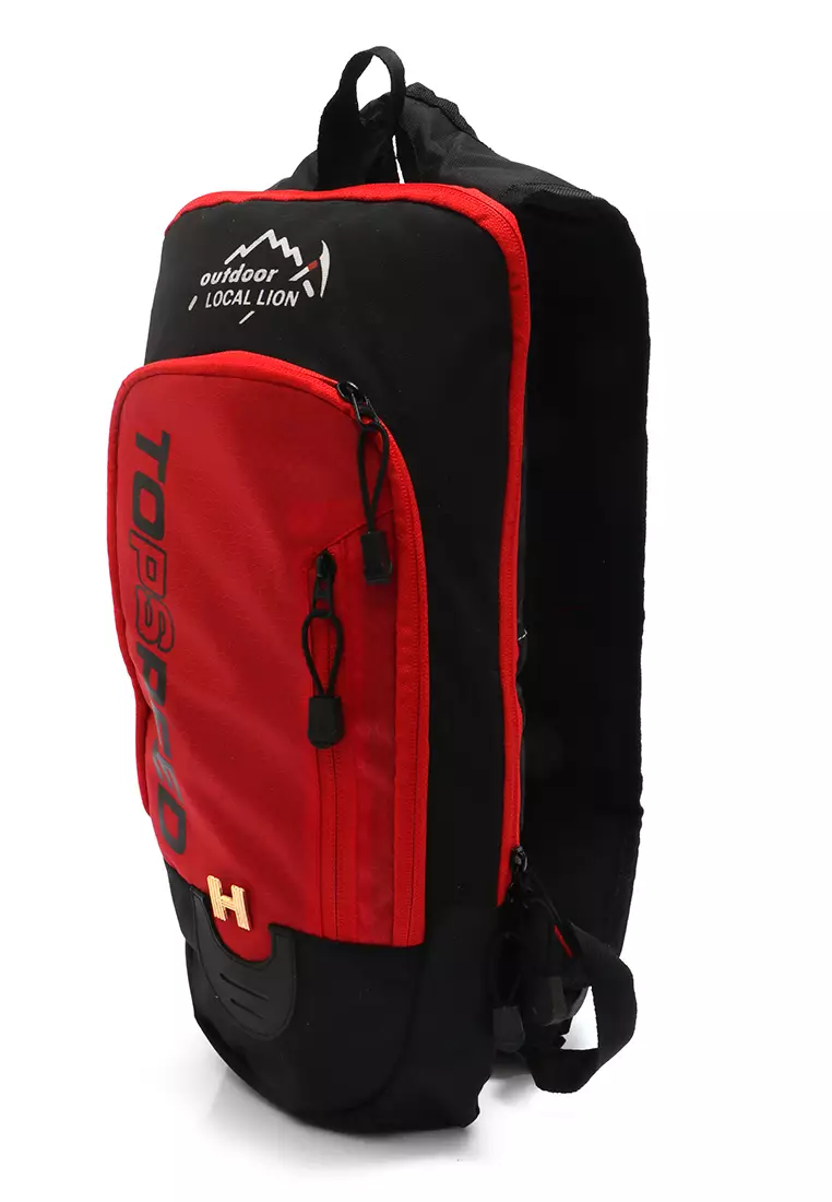 Dermash Bike Backpack Sport Unisex Casual Large Storage Material Cordura ORIGINAL - Red