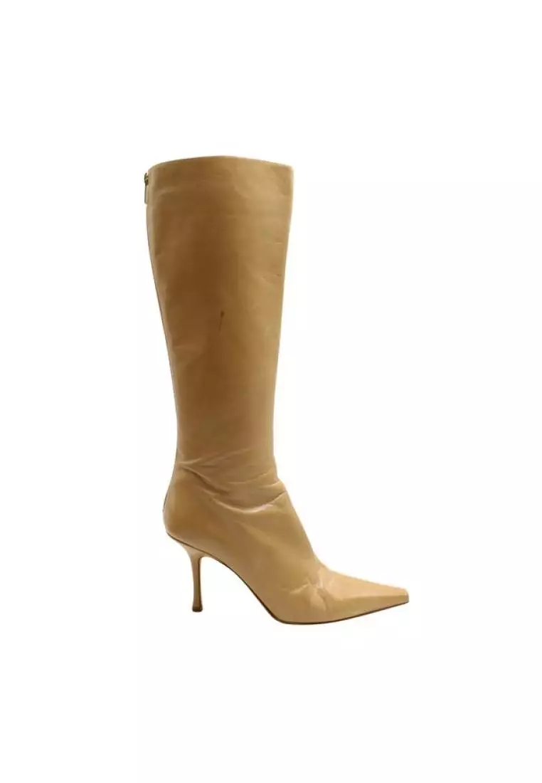 Buy Jimmy Choo PreLoved JIMMY CHOO Tan Knee High Boots 2023 Online