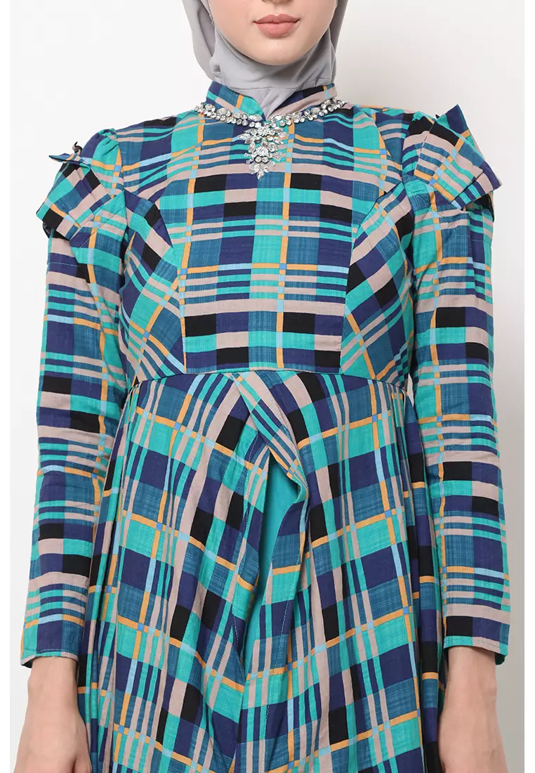 Zetaa Gamis Katun Satin