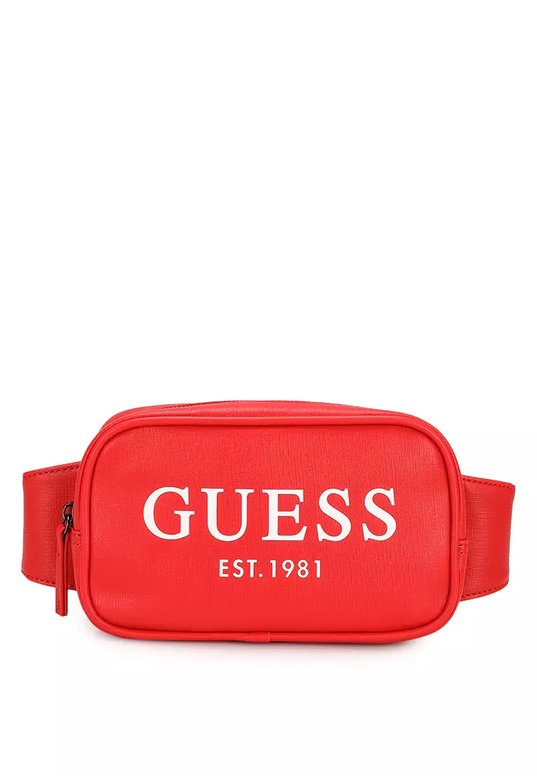 Guess red 2025 belt bag