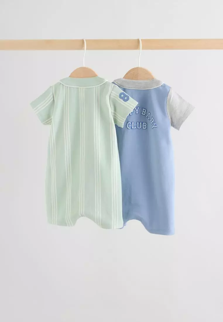 Baby Jersey Rompers 2 Pack