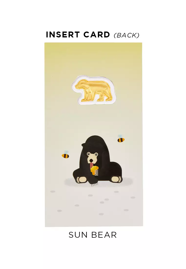 HABIB x Zoo Negara Collection 2025 (Sun Bear) | 999.9 Gold Wafer (0.20g)