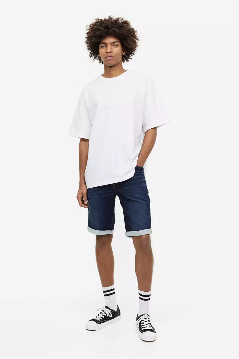 H&m denim shop shorts men
