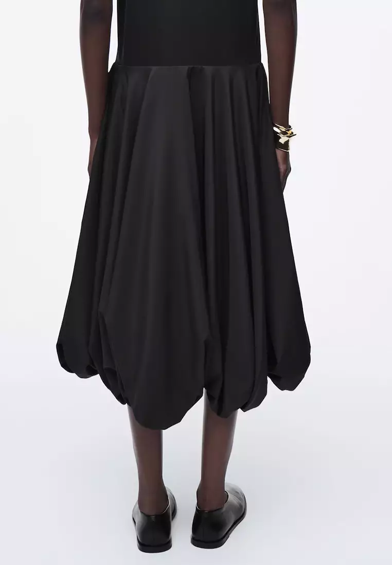 ワンピース COS BALLOON-HEM T-SHIRT DRESS BALLOON-HEM T-SHIRT DRESS - BLACK | COS