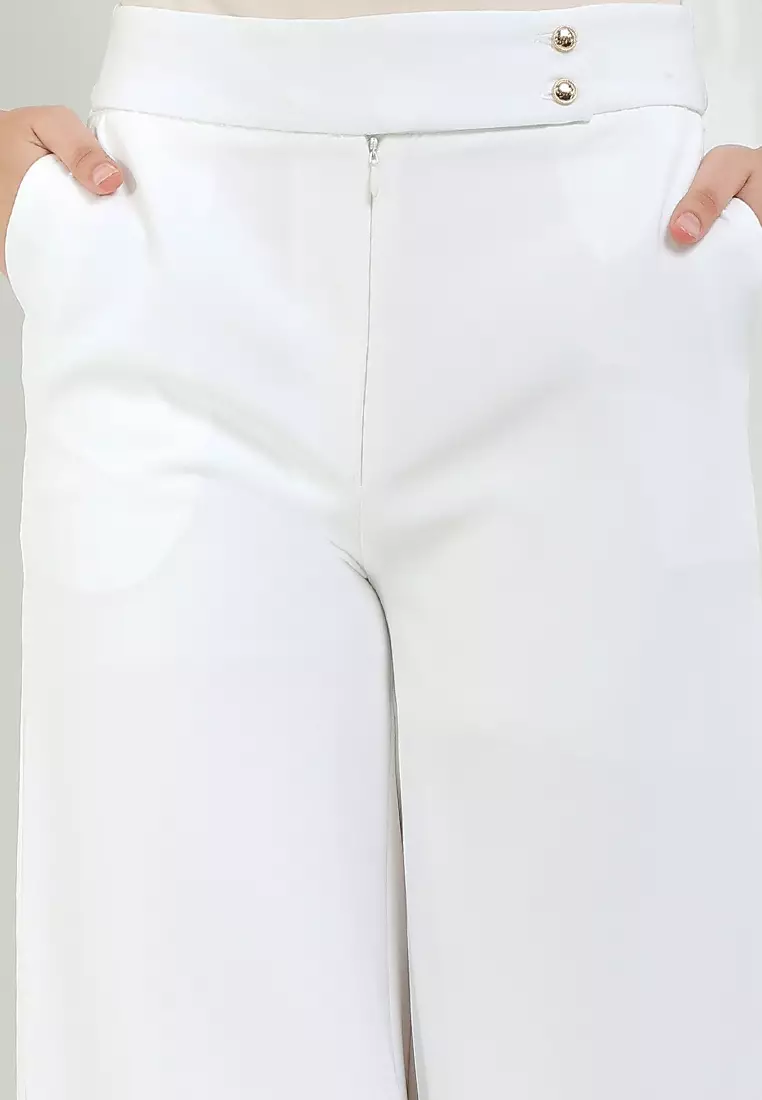 Celana Ines BW Lebar - Waneta Long Pants