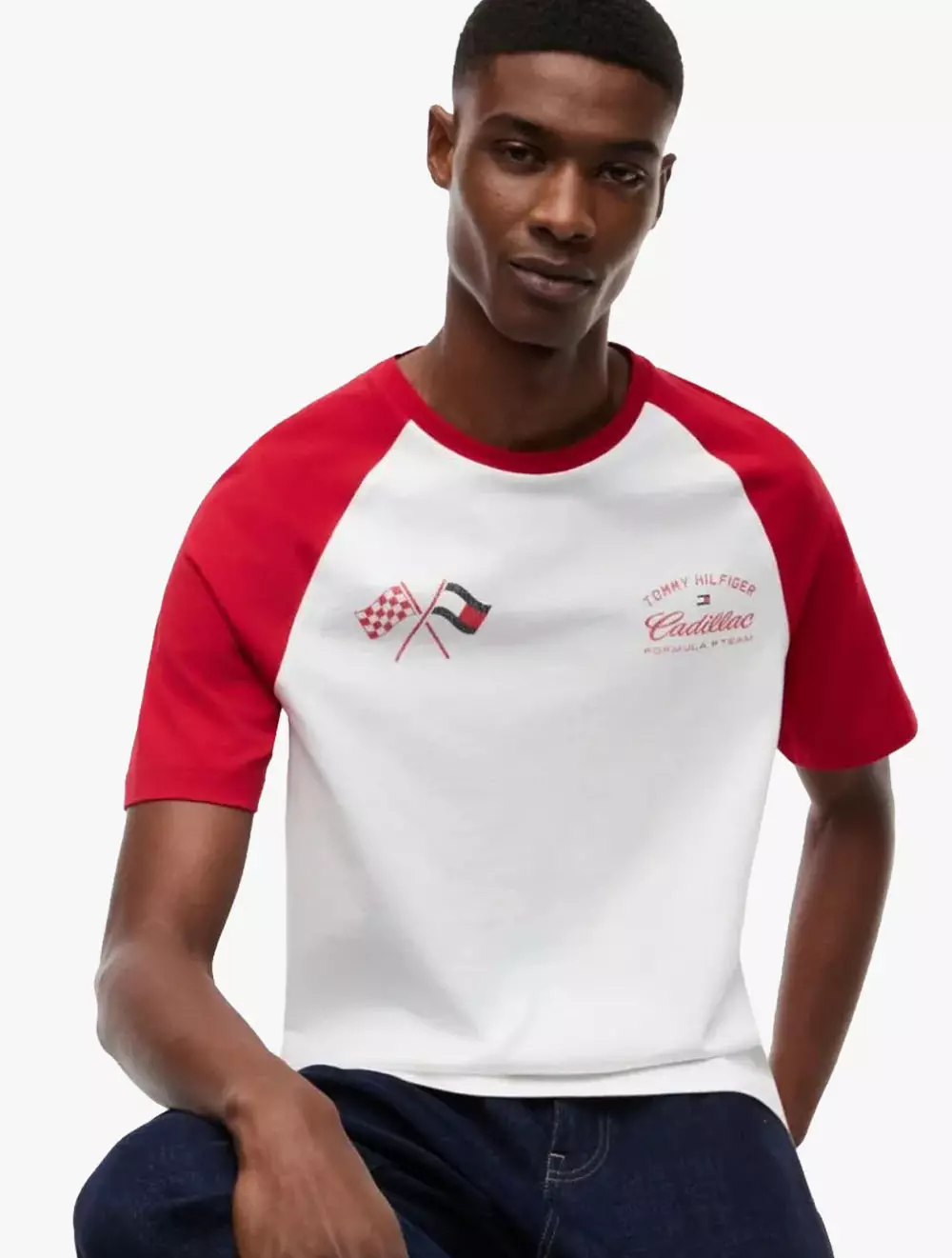Tommy Hilfiger - TH x Cadillac Formula 1® Team Back Graphic Raglan T- Shirt