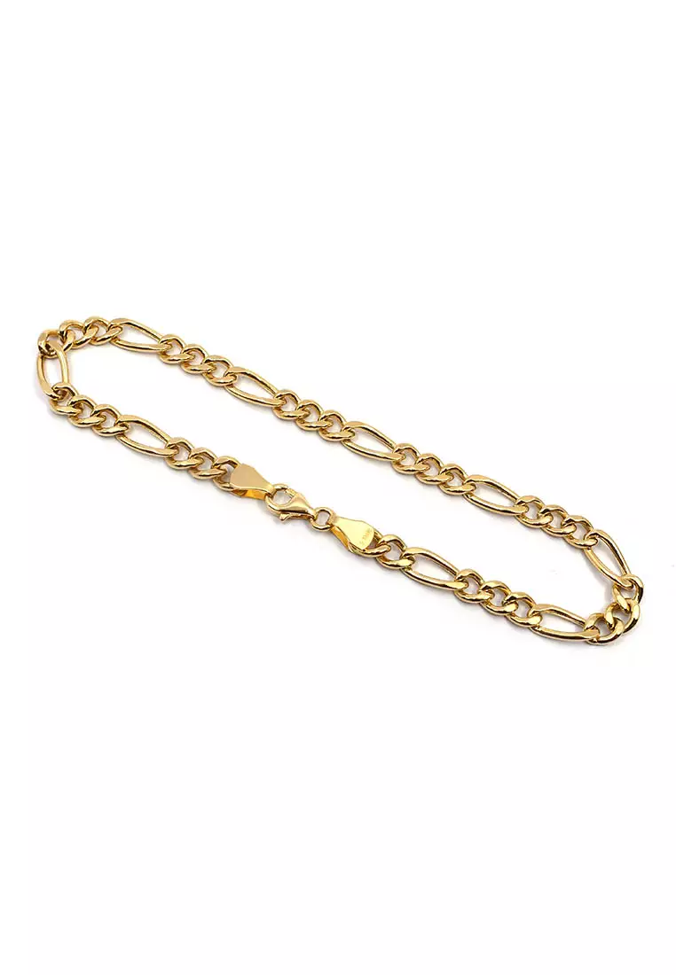 18K Italian Made Yellow Gold Bracelet