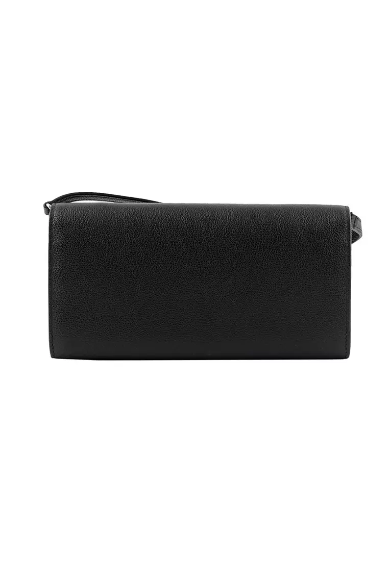Buy Burberry Burberry Henley Leather Crossbody Bag WOC Black