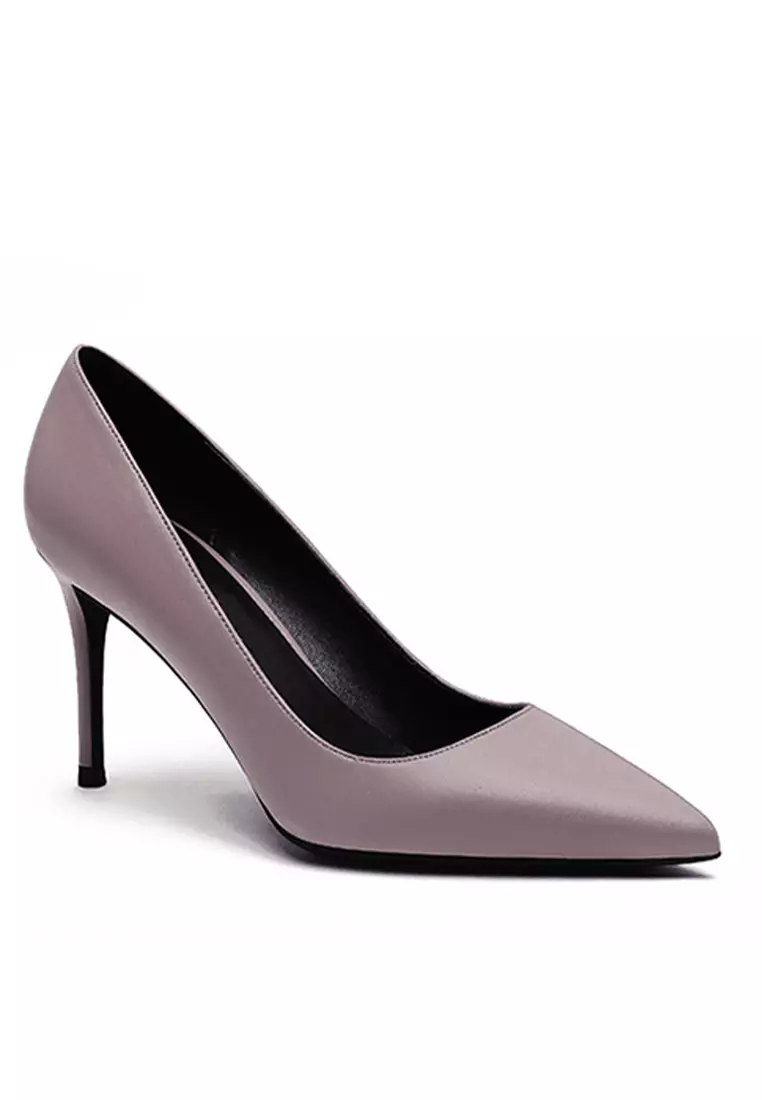 8CM Uniform Pointed High Heel Shoes HZL181