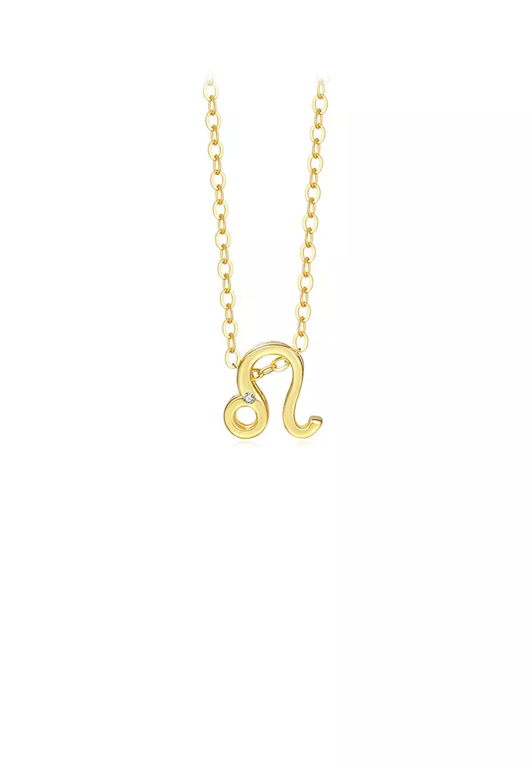 Real gold new arrivals leo necklace