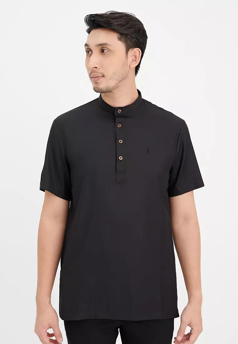 Chinese collar outlet short kurta