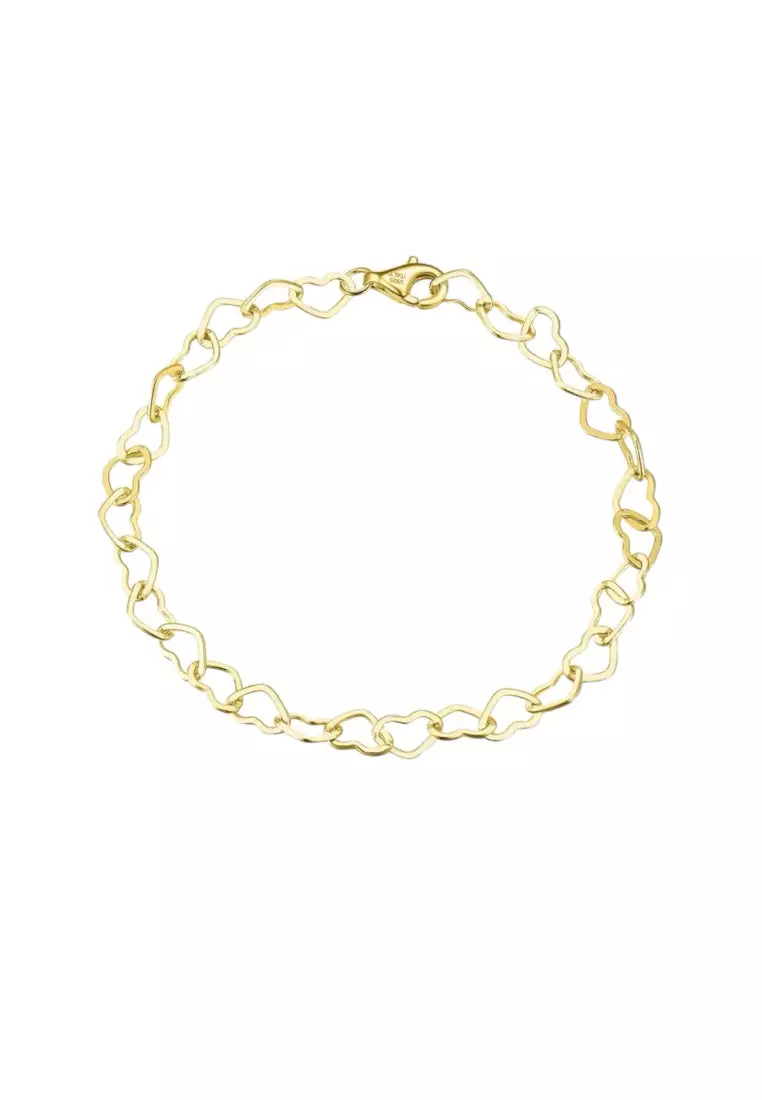 Oxidized Sterling Silver Heart Shape Link Sold Per Foot - Foto 12