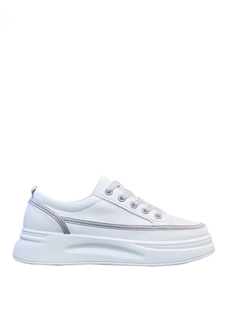 VANSA Casual Synthetic Leather Platform Sneakers VPW-TW01