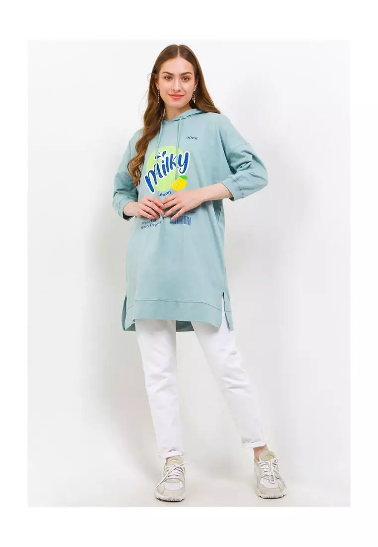 Sweater Wanita Chopra Light Green