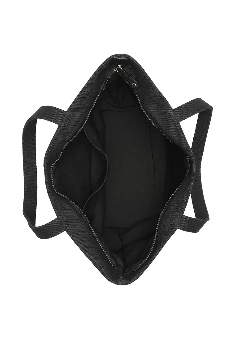 Karl Lagerfeld Cannes Canvas Tote - Black Multi