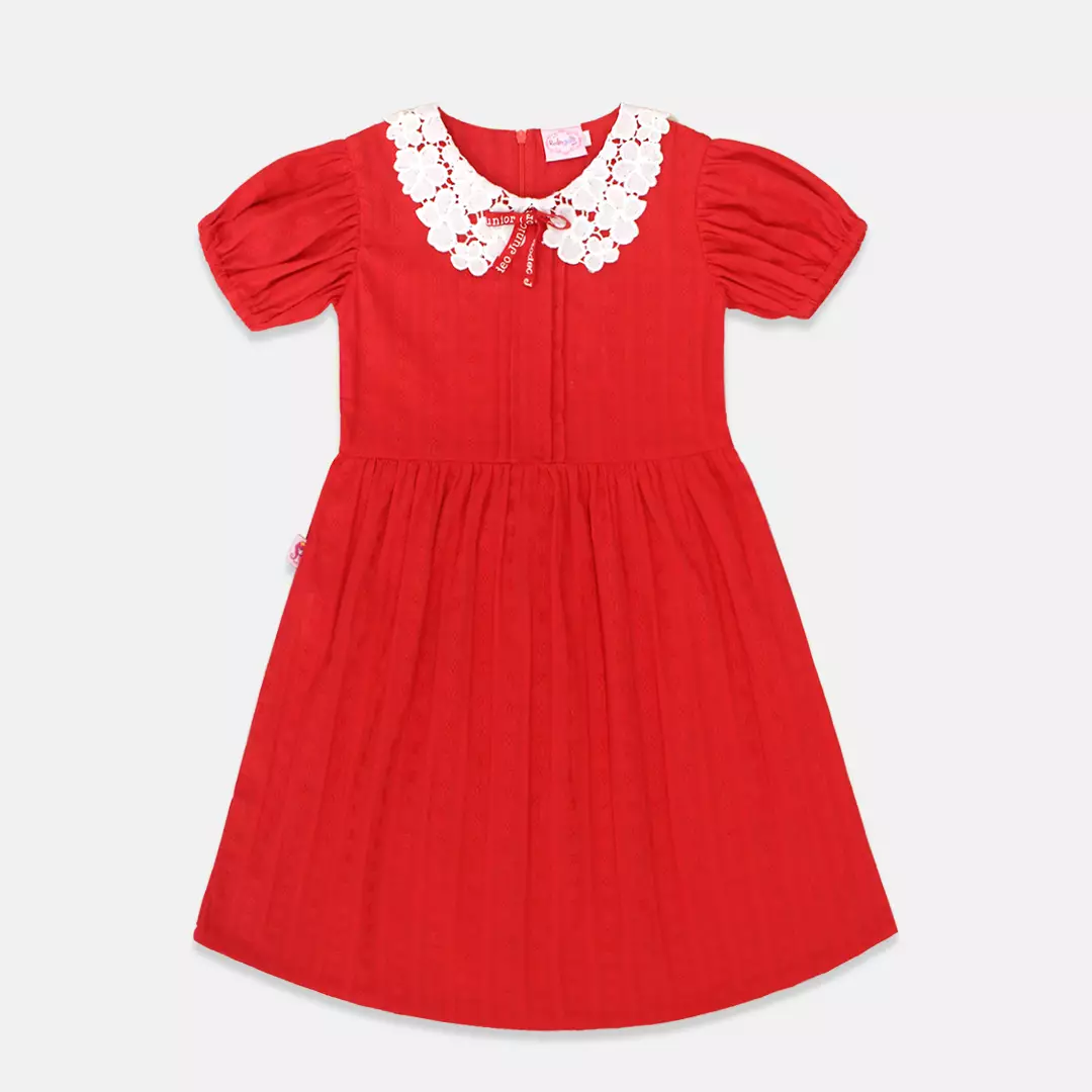 Mini Dress/ Dress Pendek Anak Red/ Rodeo Junior Girl Red Christmas
