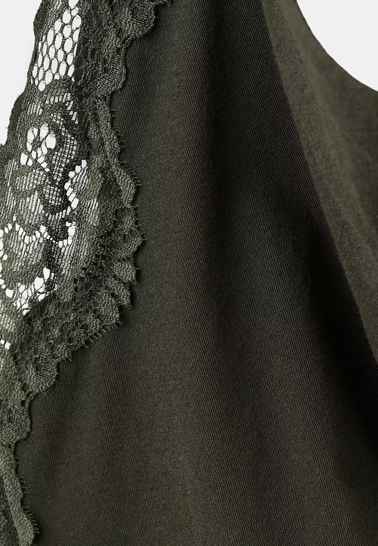 Lace Halter Neck Top