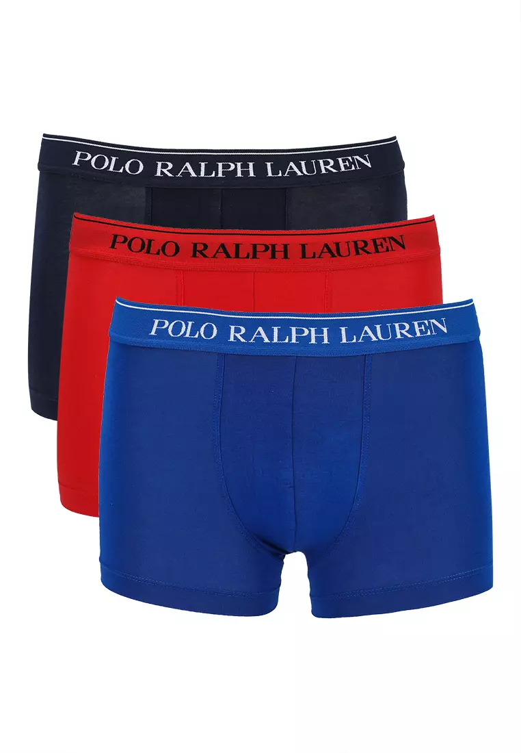 Shop Polo Ralph Lauren 3-Pack Logo Waistband Boxer Briefs